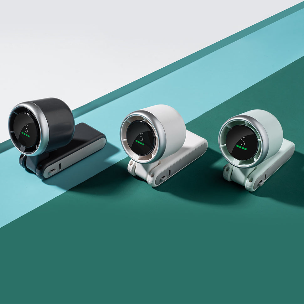 TurboBreeze™ 3-in-1 Mini Turbo Fan – 13550 RPM | 5-Speed | 3600mAh Battery