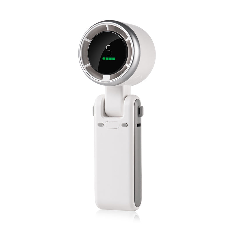 TurboBreeze™ 3-in-1 Mini Turbo Fan – 13550 RPM | 5-Speed | 3600mAh Battery