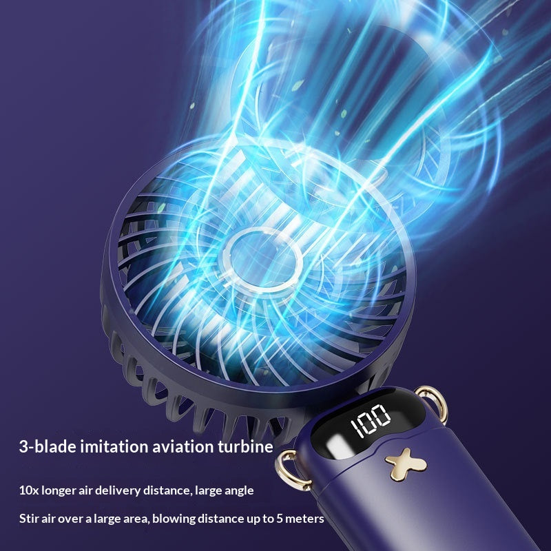 FlexBreeze™ Portable Foldable Rechargeable Handheld Fan ⭐