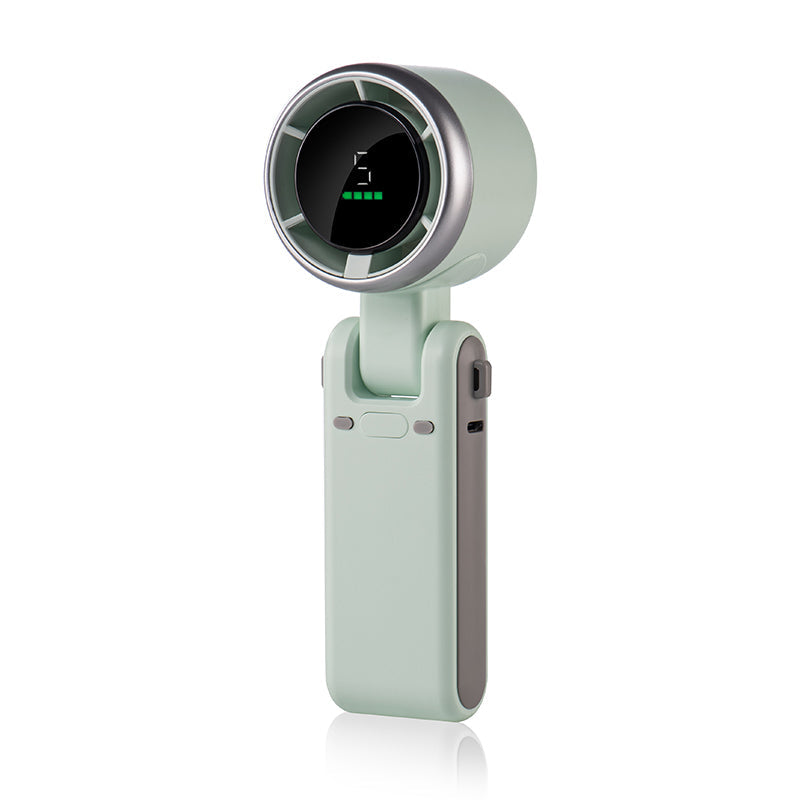 TurboBreeze™ 3-in-1 Mini Turbo Fan – 13550 RPM | 5-Speed | 3600mAh Battery
