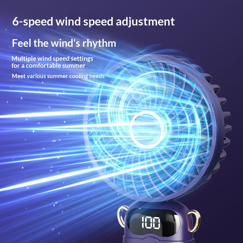 FlexBreeze™ Portable Foldable Rechargeable Handheld Fan ⭐