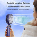 FlexBreeze™ Portable Foldable Rechargeable Handheld Fan ⭐