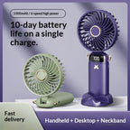 FlexBreeze™ Portable Foldable Rechargeable Handheld Fan ⭐