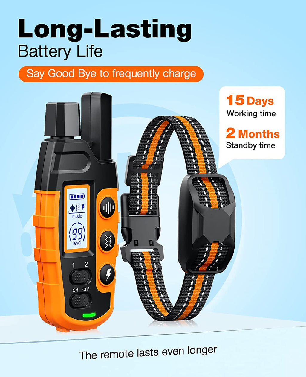 Remote Dog Training Collar with Beep & Vibration