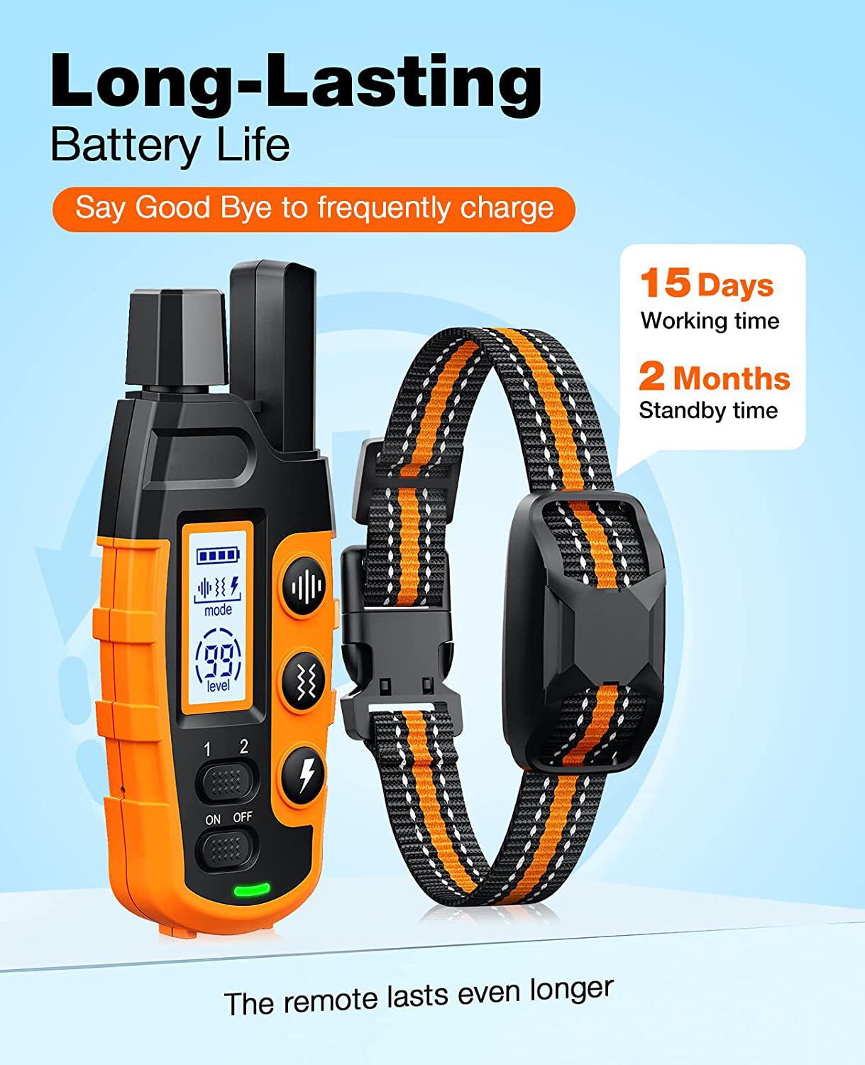 Remote Dog Training Collar with Beep & Vibration