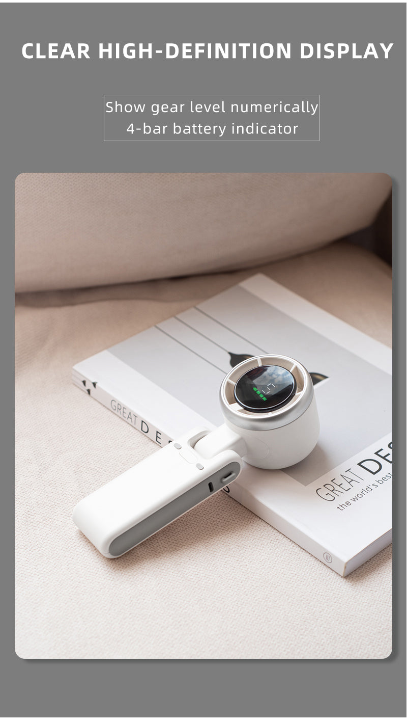 TurboBreeze™ 3-in-1 Mini Turbo Fan – 13550 RPM | 5-Speed | 3600mAh Battery
